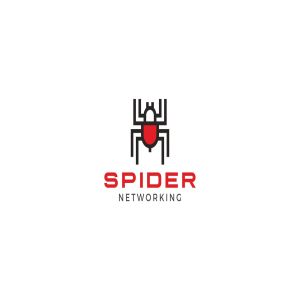 蜘蛛图形创意Logo设计模板 Spider Logo