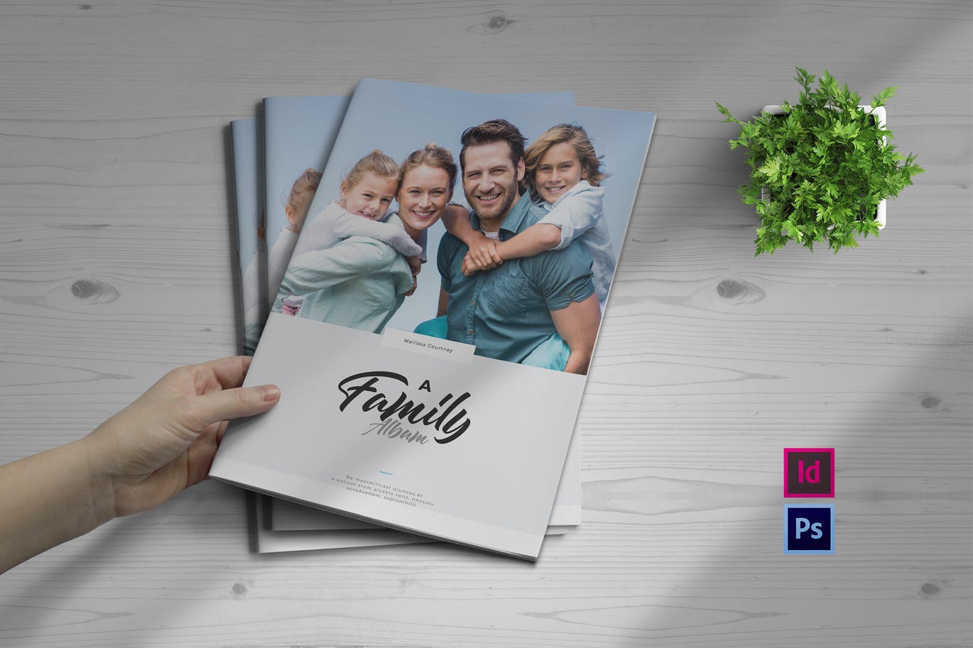 家庭相册相片集设计模板 Family Album Template