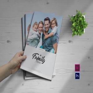 家庭相册相片集设计模板 Family Album Template