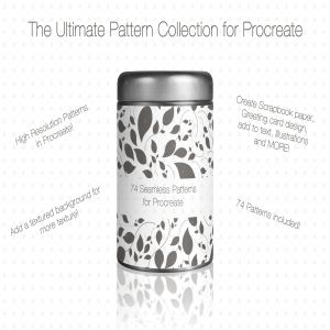 74款无缝艺术纹理笔刷 74 Seamless Patterns for Procreate [仅支持 Procreate 应用]