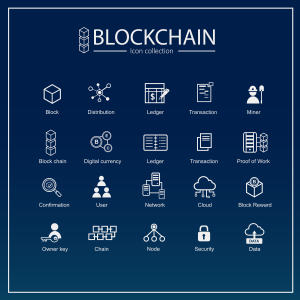 特别企划——“区块链”主题设计素材：图标、背景&图表（一）