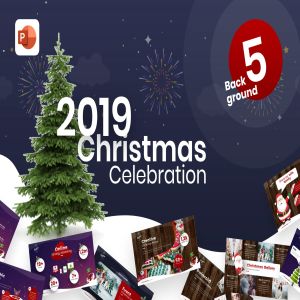 圣诞节活动策划PPT幻灯片设计模板 2019 Christmas Celebration PowerPoint Template