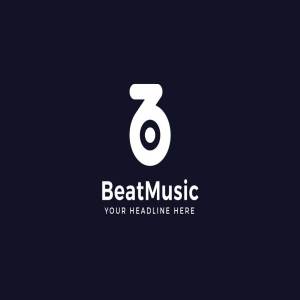 创意字母Logo模板系列之字母B音乐主题 Beat Music B Letter Logo Template插图3