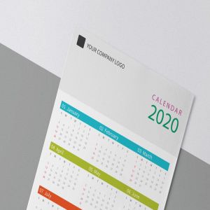 彩色表格版式2020日历表年历设计模板 Creative Calendar Pro 2020插图2