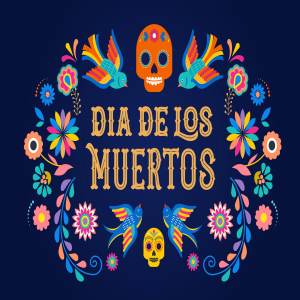 墨西哥亡灵节马克笔手绘插画 Day of the Dead – Mexican collection
