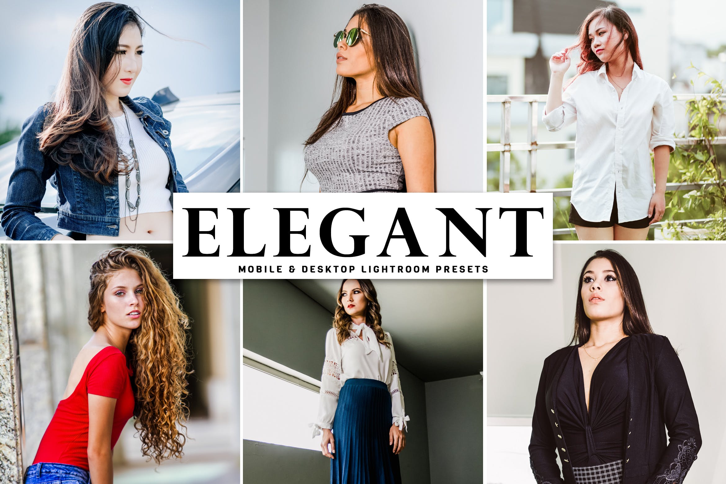 专业人像摄影后期处理LR预设下载 Elegant Mobile & Desktop Lightroom Presets