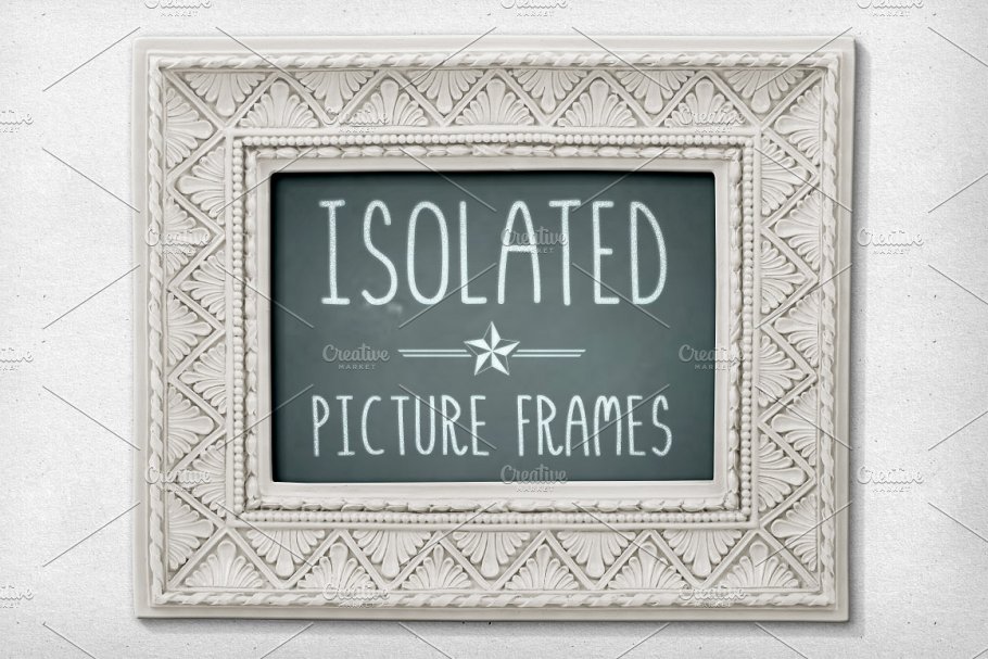 经典画框相框样机PSD模板 Isolated Picture Frames 2