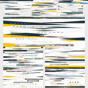 一流设计素材网下午茶：新锐几何图形排版的PPT模版下载[key,pptx]