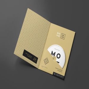 DVD电影光盘外包装设计样机模板4 Movie Pack Mock-up 4