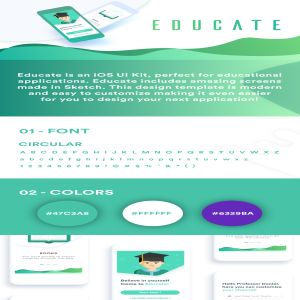 教育类应用 UI 套件 Educate UI Kit