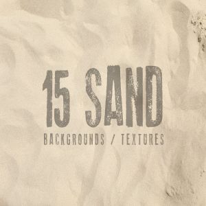 15款海滩细沙/砂砾背景纹理素材 15 Sand Backgrounds / Textures