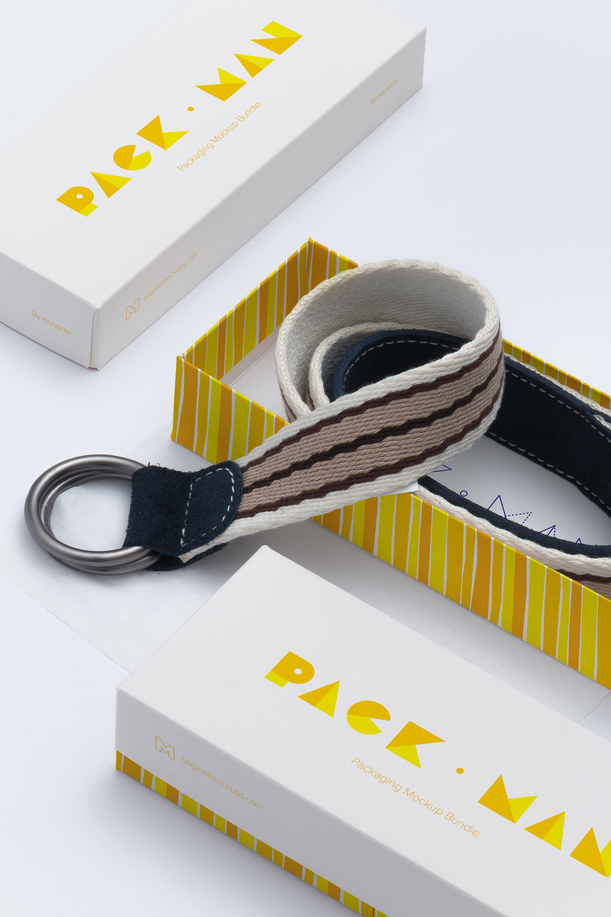 矩形礼品盒外观设计预览样机模板01 Rectangular Gift Box Mockup 01