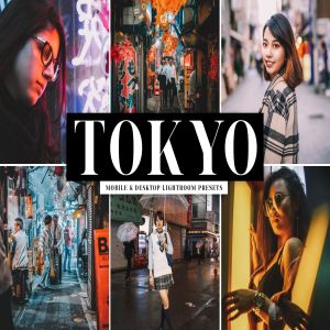 日系风格照片后期处理调色LR预设 Tokyo Mobile & Desktop Lightroom Presets