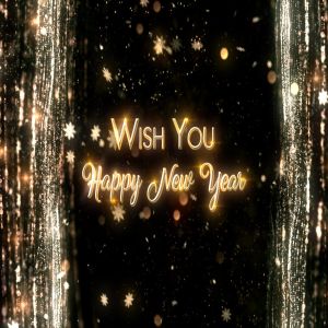 2019年新年星光熠熠年会海报设计模板v3 Happy New Year 2019 V3