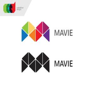 多彩三角形组合图形Logo模板 Mavie – Logo Template + Free BC插图2