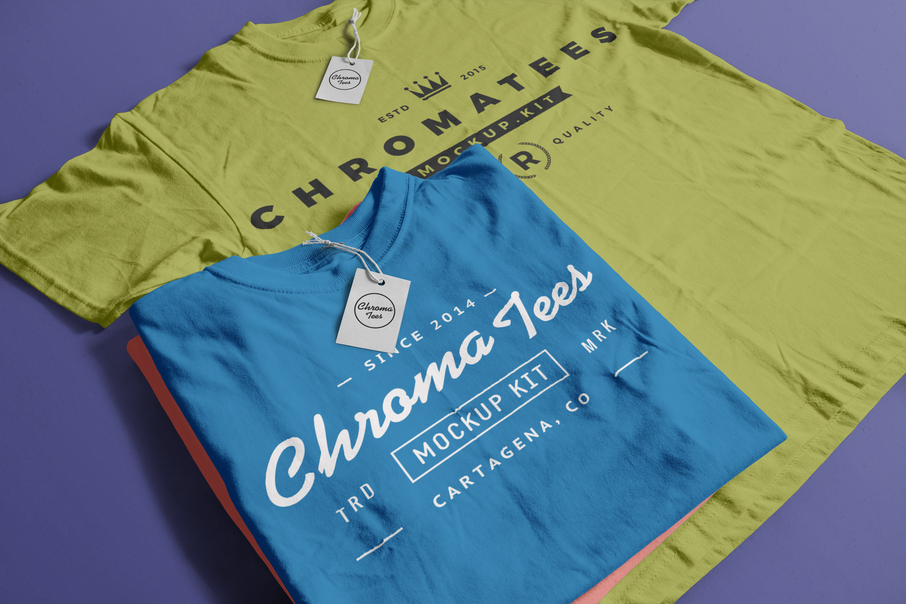 T恤印花图案设计效果图样机05 T-Shirts Mockup 05