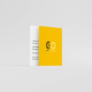 正方形特色名片模型