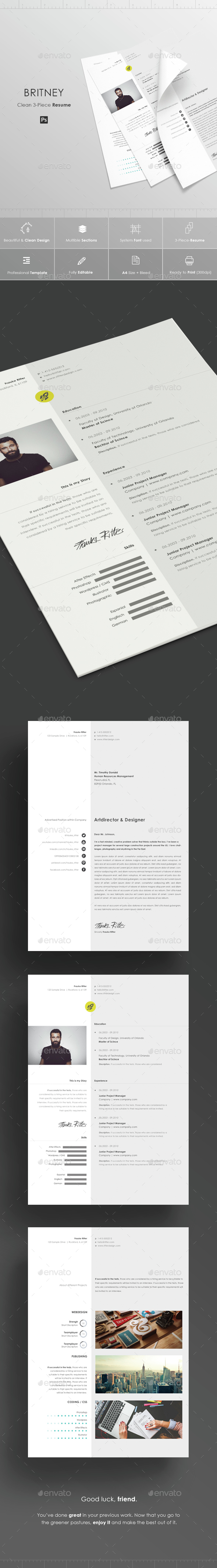 非常大气高端而优雅的一套简历模板