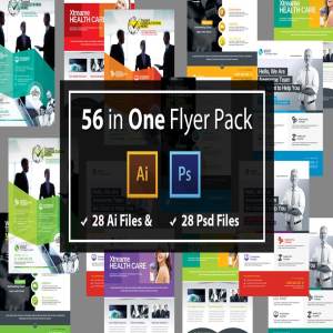 多用途商务合作传单海报模板合集 Corporate Flyer Pack