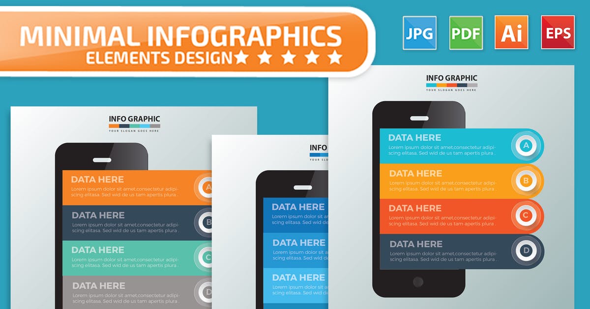 企业营销广告信息图表设计素材