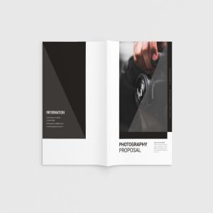摄影作品集/摄影工作室画册设计模板 Fotograph – A4 Photography Proposal Template