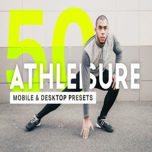 50款实用的休闲运动摄影后期调色处理LR预设 50 Athleisure Lightroom Presets and LUTs