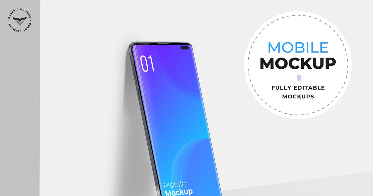 全面屏智能手机样机模板 Mobile Mockups