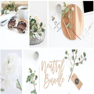 24款小资情调场景样机 24 Neutral Stock Photos & Mockups