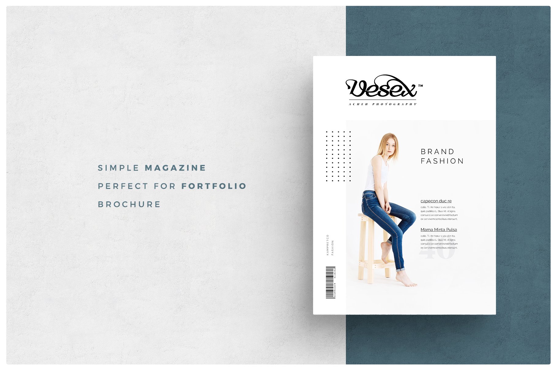 时尚范儿杂志模板 Magazine Template