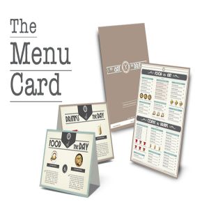 简约排版咖啡厅菜单设计模板 Coffee Shop Menu