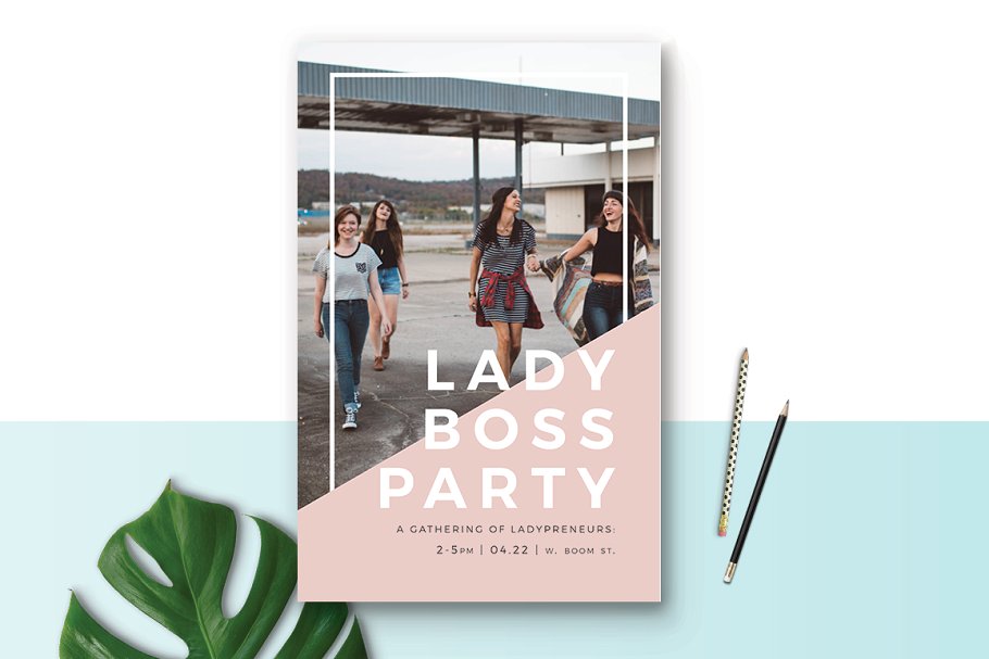 现代简约活动宣传海报设计模板 Event Poster Template