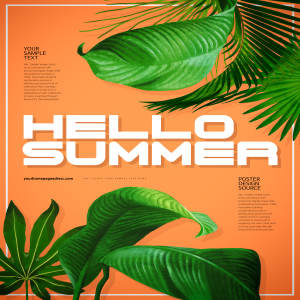 多用途夏季主题创意海报设计模板