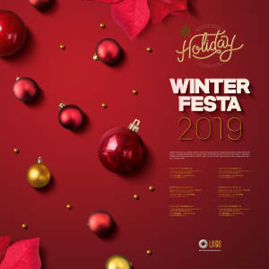 冬季圣诞聚会活动宣传海报psd模板