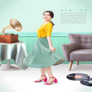 复古80年代音乐舞蹈派对活动宣传海报设计