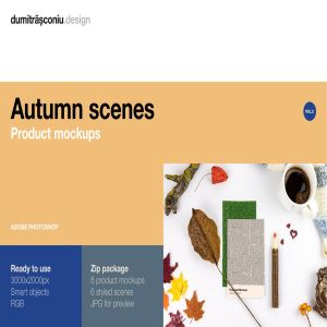 大自然秋天格调场景样机模板v2 Natural Autumn – Mockups VOL.2
