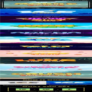 3D立体卡通游戏专用效果PS字体样式vol.2