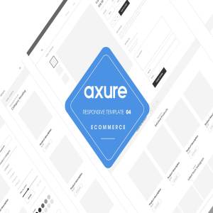 Axure 响应式电商网站产品原型模板 Axure responsive Ecommerce template4