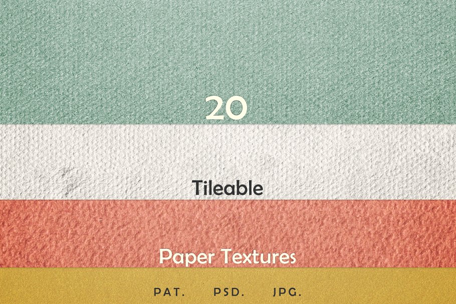 20款蜡纸纸张纹理合集 20 Tileable Paper Photoshop Textures