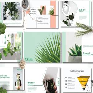 Natural Powerpoint Template干净、现代、多用途的商业化PPT模板下载[pptx]