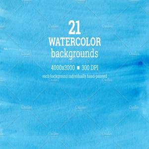 21款高质量纯色水彩背景 Watercolor backgrounds