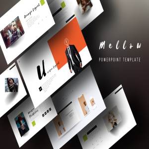134页独特的PowerPoint演示模板下载mellow Premium PowerPoint Template[pptx]