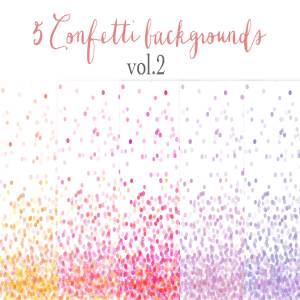 糖果色糖果主题背景纹理 Confetti backgrounds vol.2