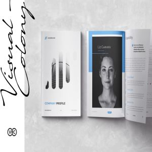 20P高端时尚简约的品牌手册楼书画册杂志设计模板