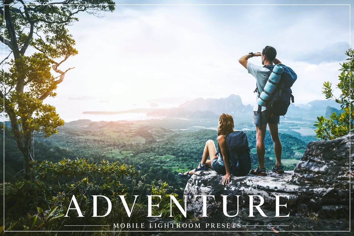鲜艳色彩旅游照片后期处理调色LR预设 Adventure Mobile Lightroom Presets