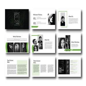 Gena–48页创意极简的商业化PPT模板下载[ppt,pptx]