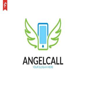 天使寻呼Logo模板 Angel Call Logo插图2