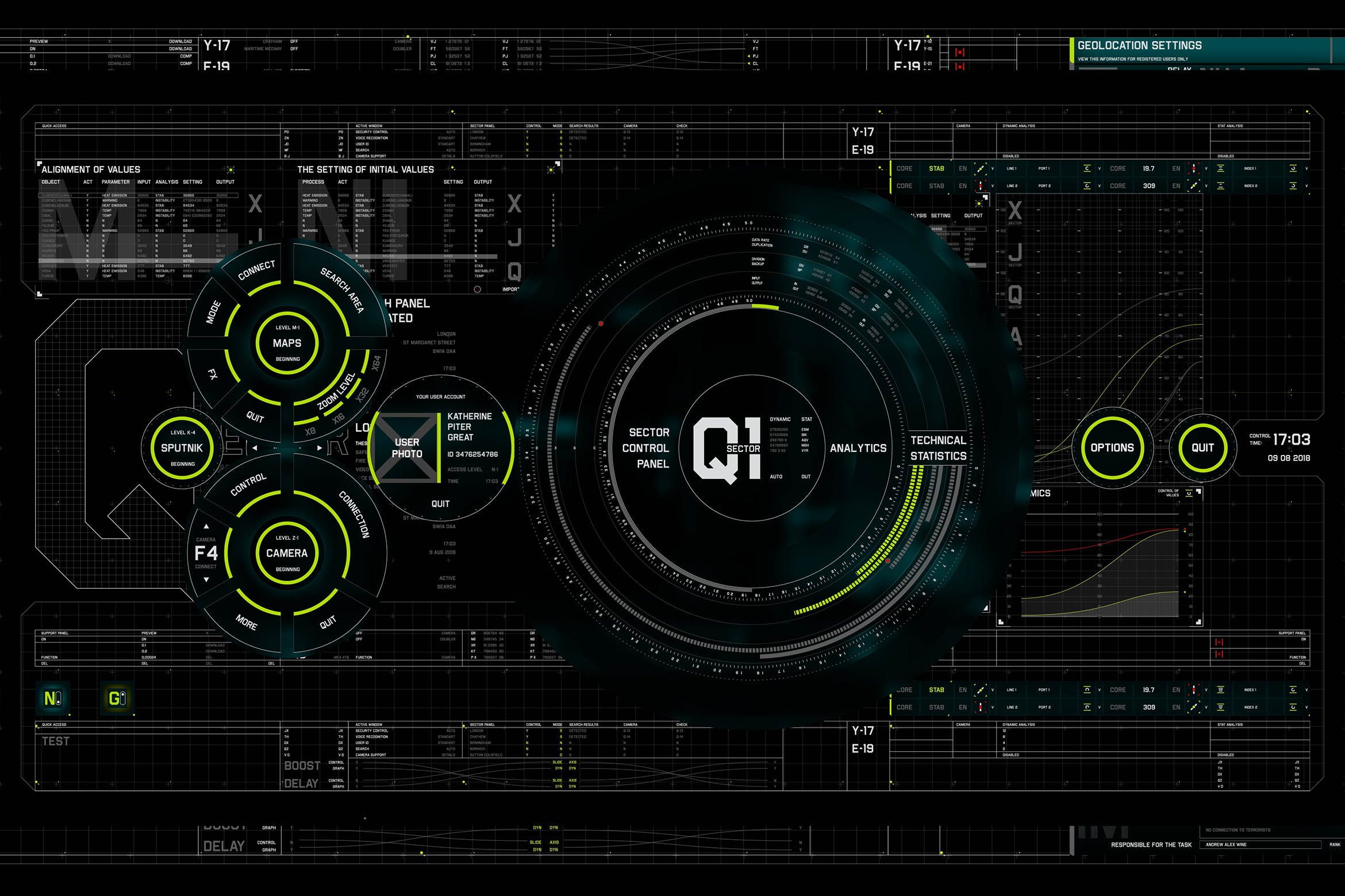 600+高科技HUD屏幕界面设计元素 600+ Sci-fi Interface HUD Elements