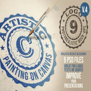 逼真凸版压花Logo徽标样机套装Vol.4 Photorealistic Logo Mock-Ups Vol.4