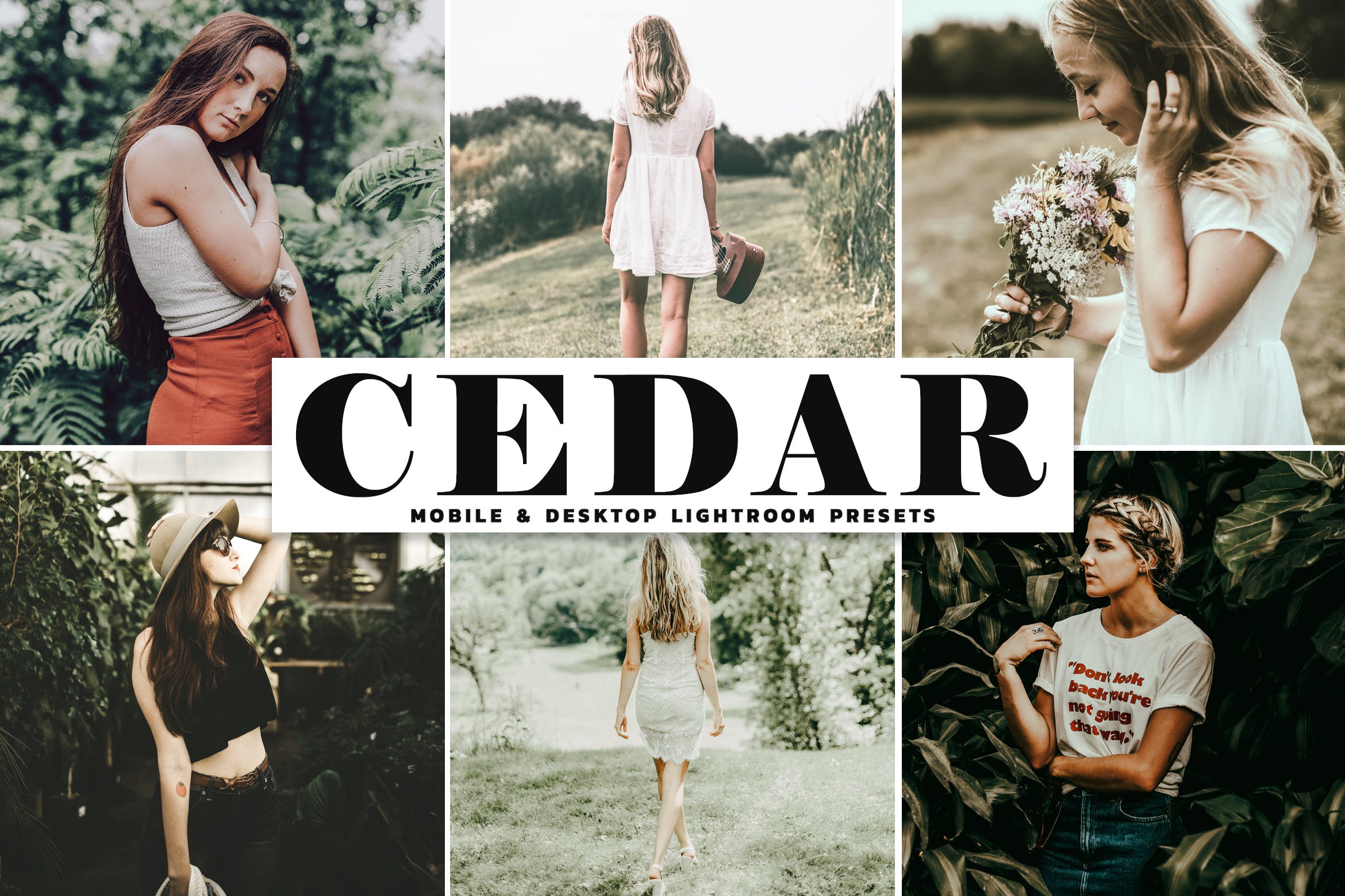 户外摄影图片暖调色滤镜LR预设下载 Cedar Mobile & Desktop Lightroom Presets