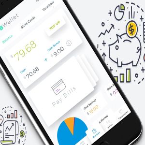 数码移动钱包仪表盘UI套件 B Wallet Dashboard 7 Mobile Ui